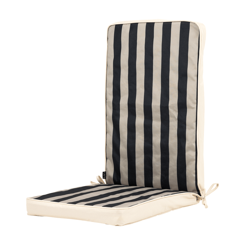 Deck Stripe Seat Pad Navy - Black