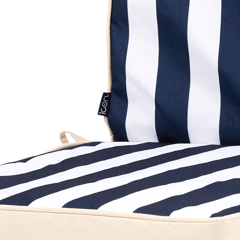 Deck Stripe Seat Pad Navy - Navy Blue