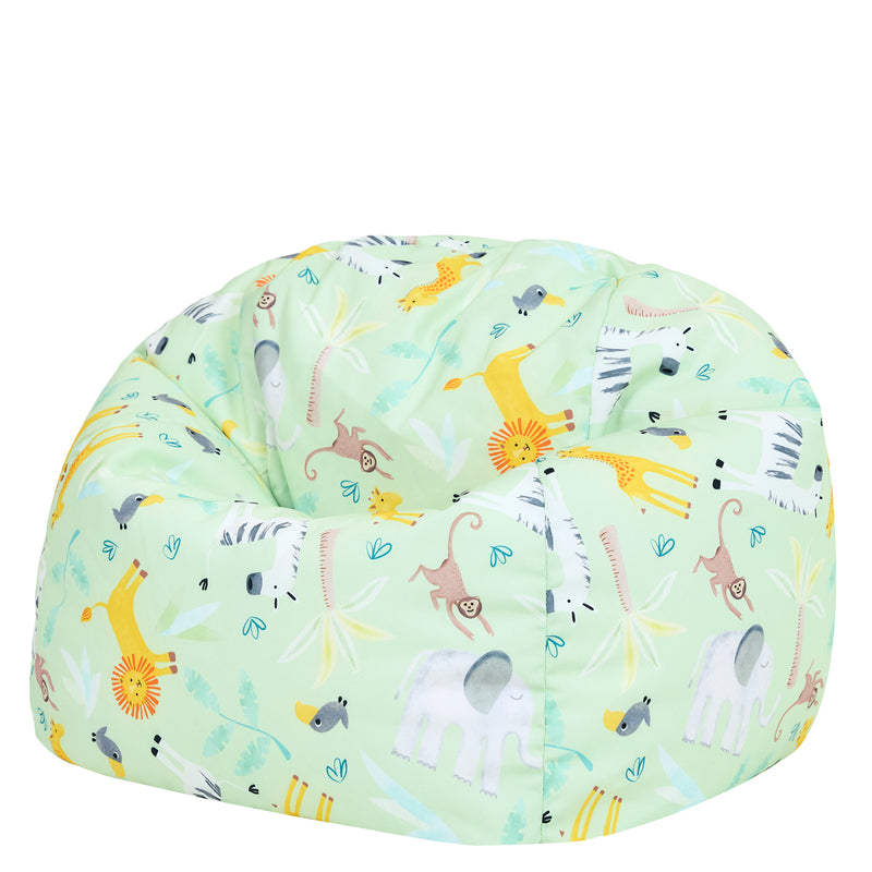 Kids Kingston Muted Safari Print Classic Bean Bag