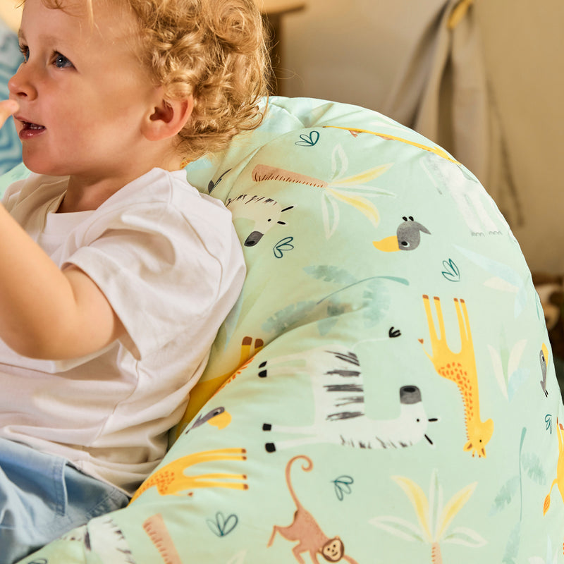 Kids Kingston Muted Safari Print Classic Bean Bag