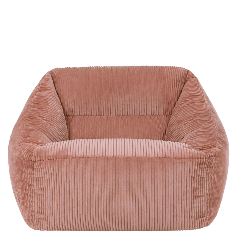 Natalia Cord Armchair Bean Bag - Pink