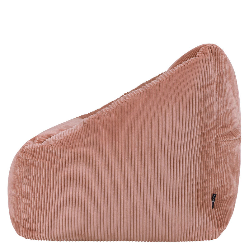 Natalia Cord Armchair Bean Bag - Pink