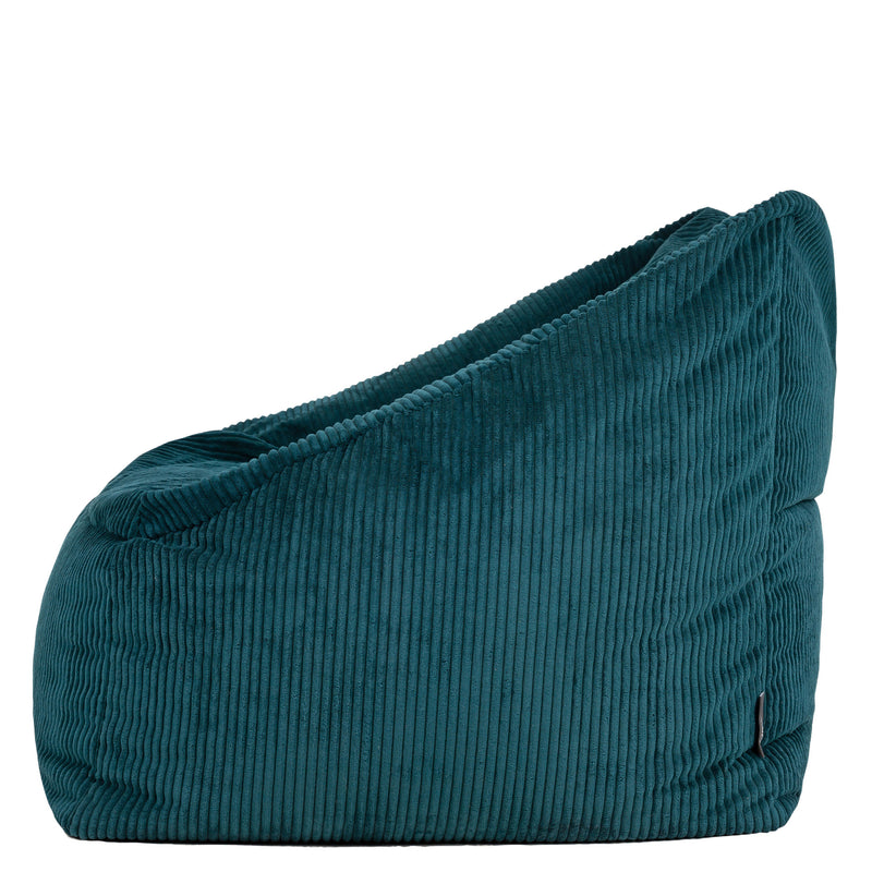 Natalia Cord Armchair Bean Bag - Teal