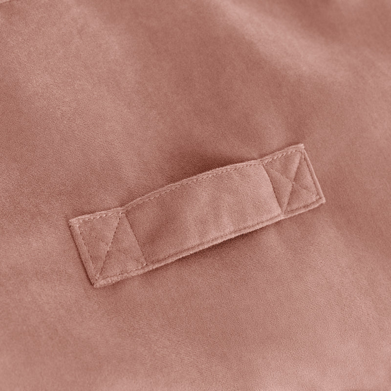 Natalia Velvet Armchair Bean Bag - Dawn Pink
