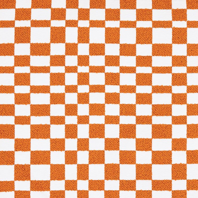 Kingston Checkerboard Classic Bean Bag - Orange