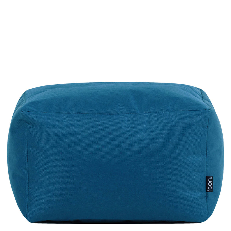 Bean Bag Footstool Indoor-Outdoor - Teal
