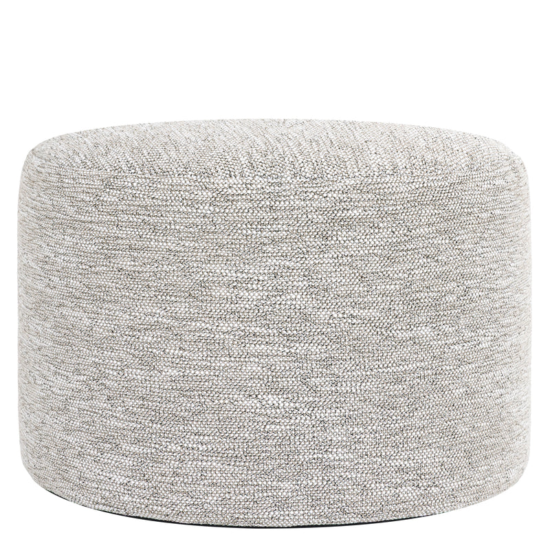Milano Woven Round Footstool - Natural