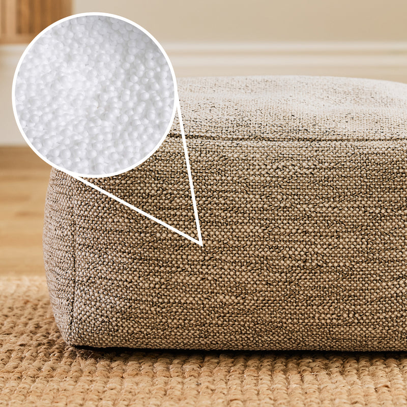 Amara Woven Footstool - Natural