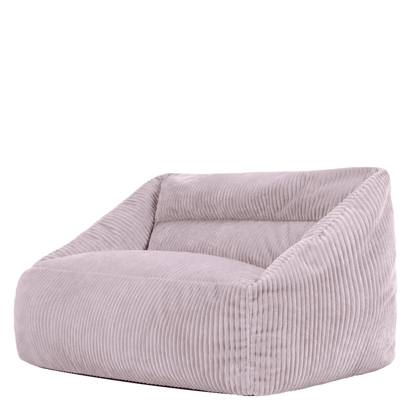 Kids Cecilia Cord Bean Bag Sofa - Lavender