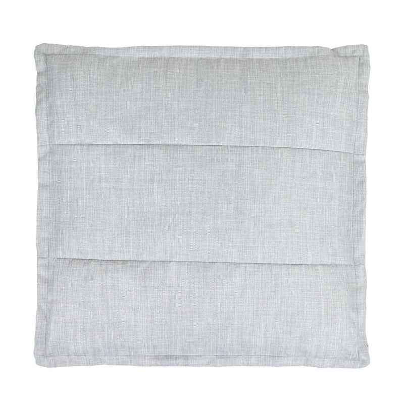 Vita Outdoor Woven Large Square Footstool - Grey