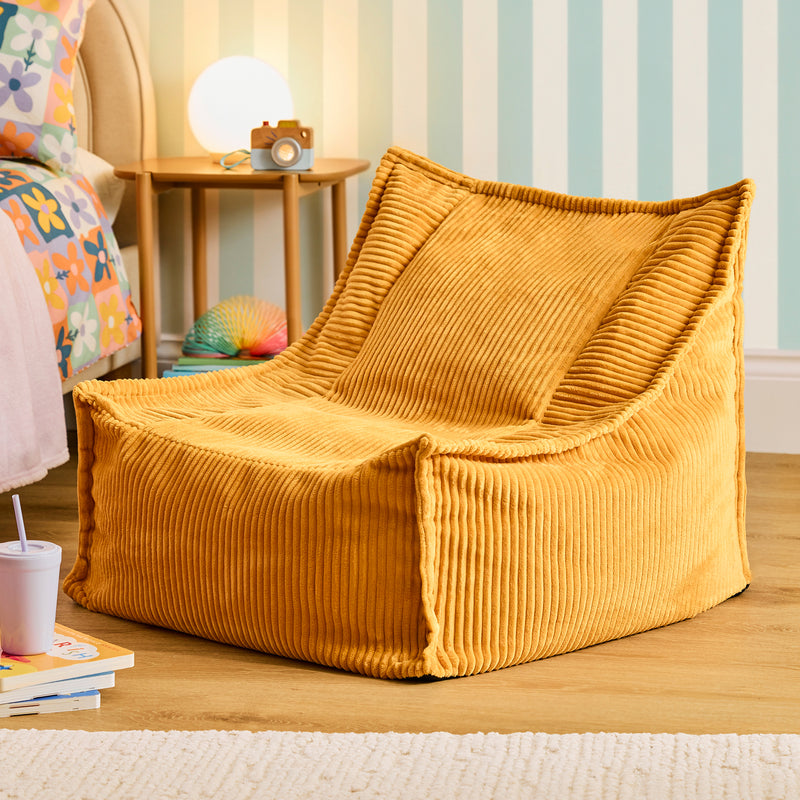 Kids Alto Cord Bean Bag Chair - Ochre