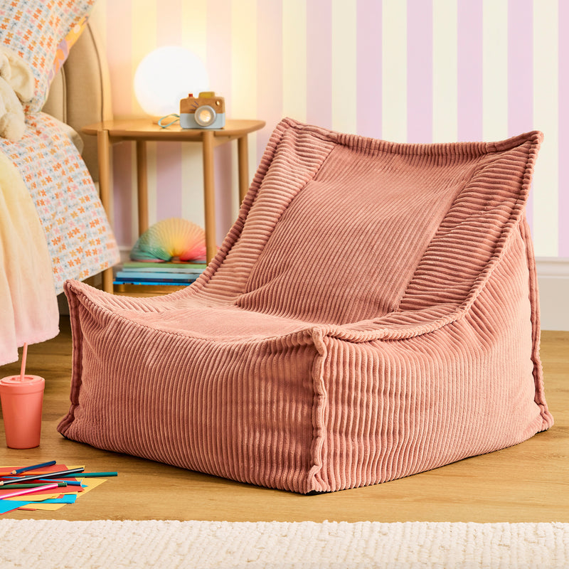 Kids Alto Cord Bean Bag Chair - Pink