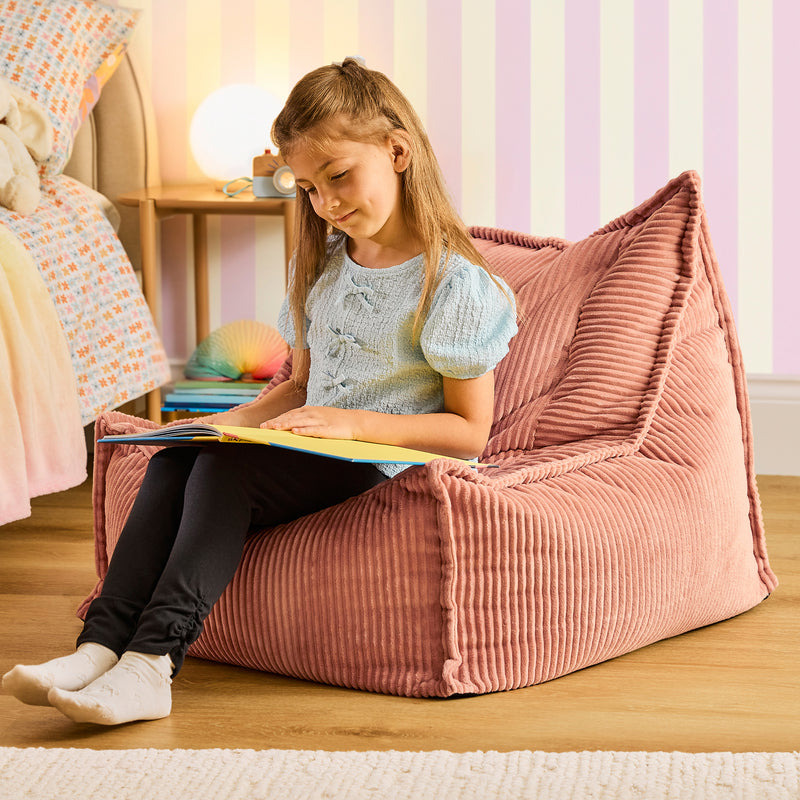 Kids Alto Cord Bean Bag Chair - Pink