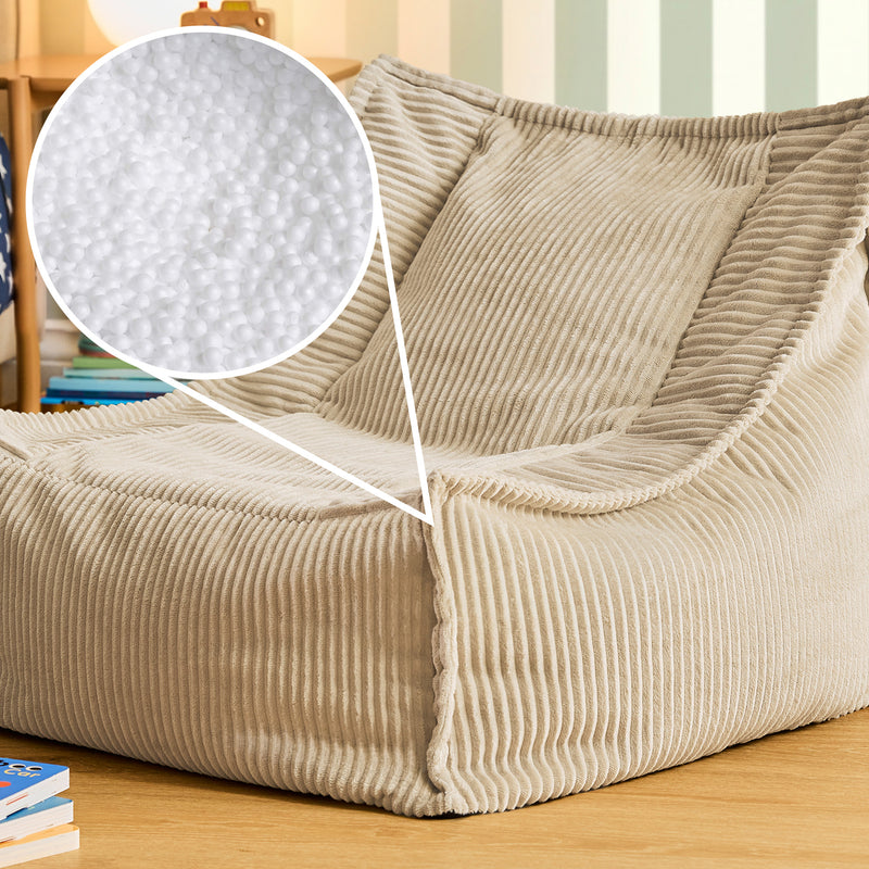 Kids Alto Cord Bean Bag Chair - Stone