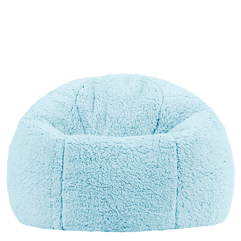 Kids XL Kingston Teddy Fleece Classic Bean Bag - Frozen Blue
