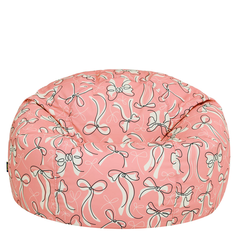 Kids XL Kingston Bow Print Classic Bean Bag