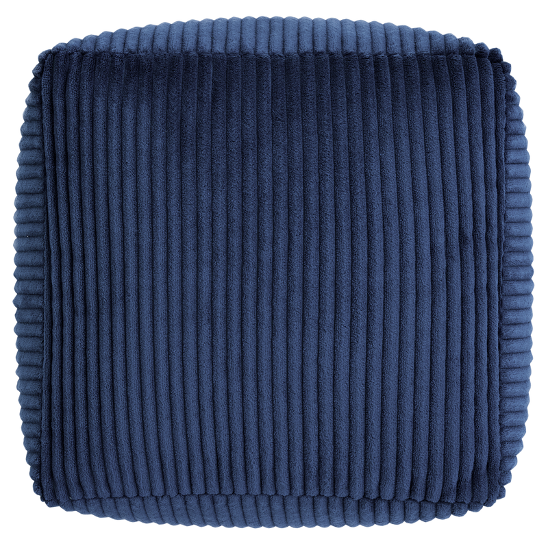 Mini Amara Cord Square Footstool - Navy