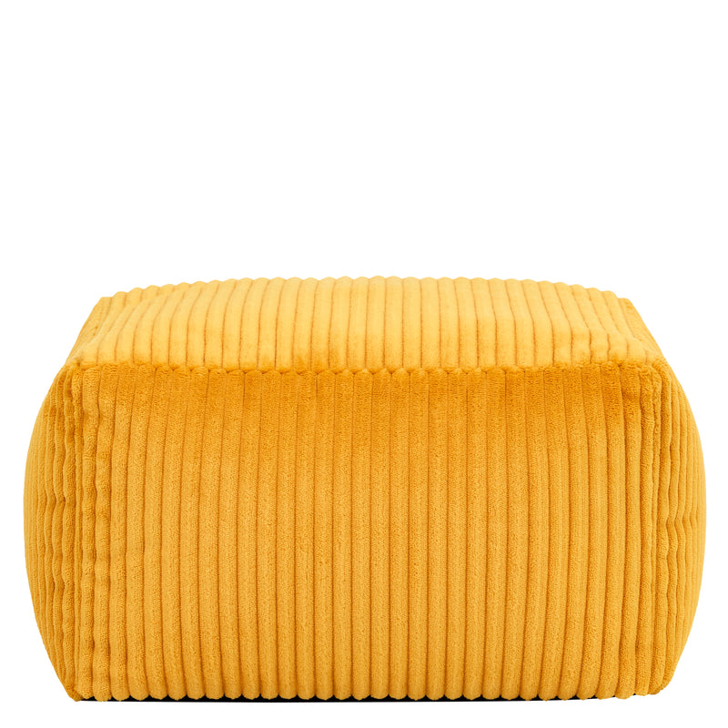 Mini Amara Cord Square Footstool - Ochre