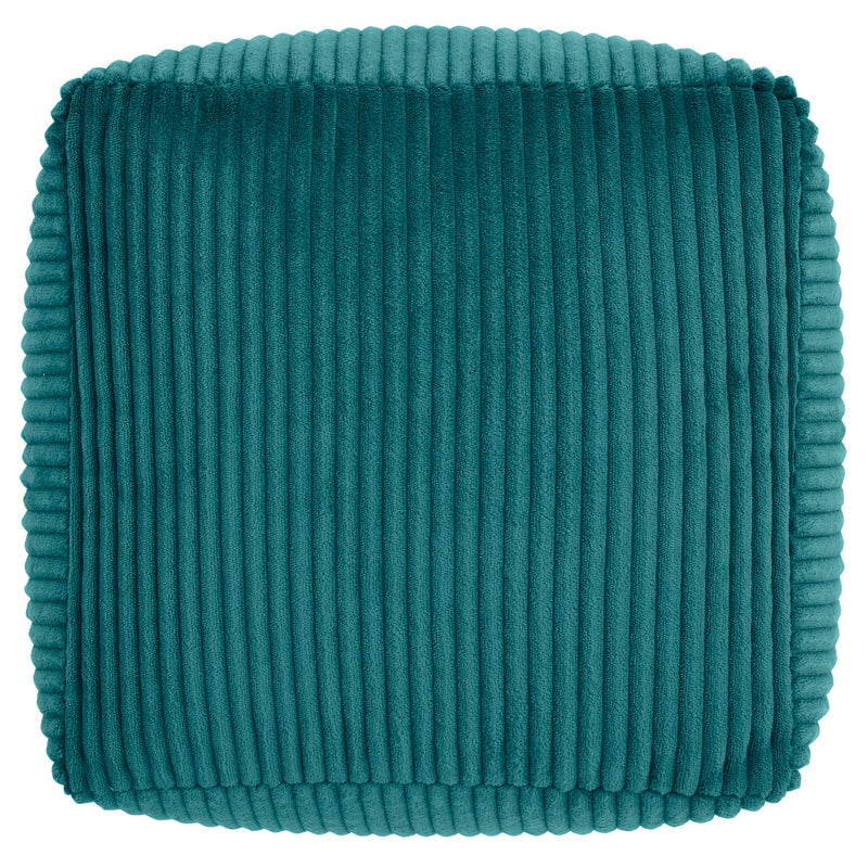 Mini Amara Cord Square Footstool - Teal