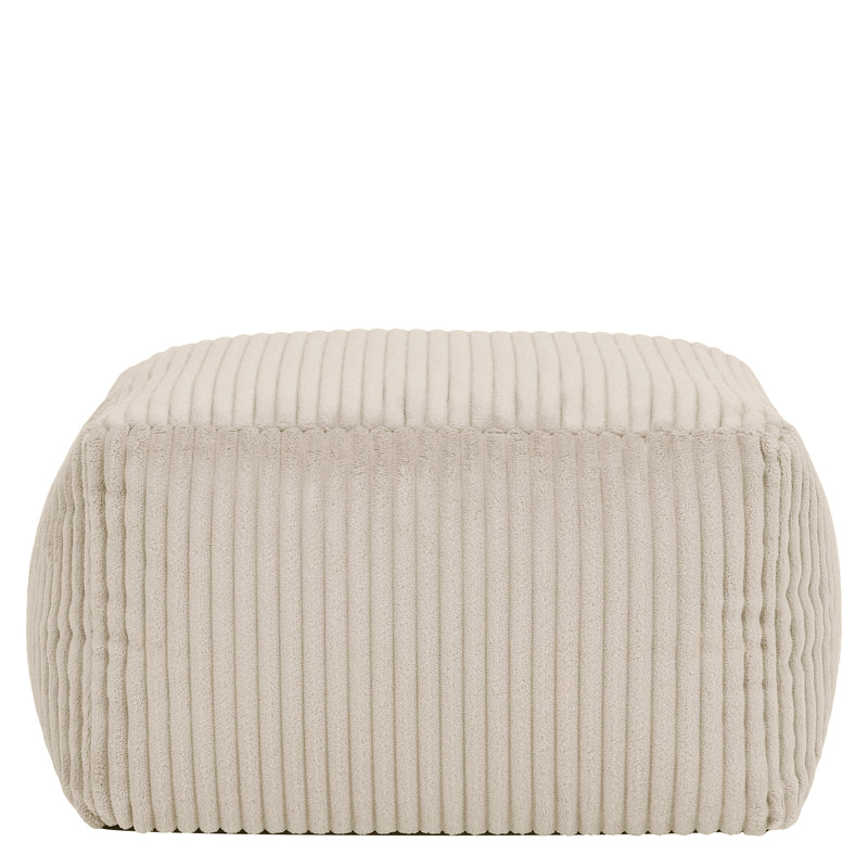 Mini Amara Cord Square Footstool - Stone