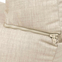 Noa Modular Outdoor Woven Bean Bag Sofa - Natural