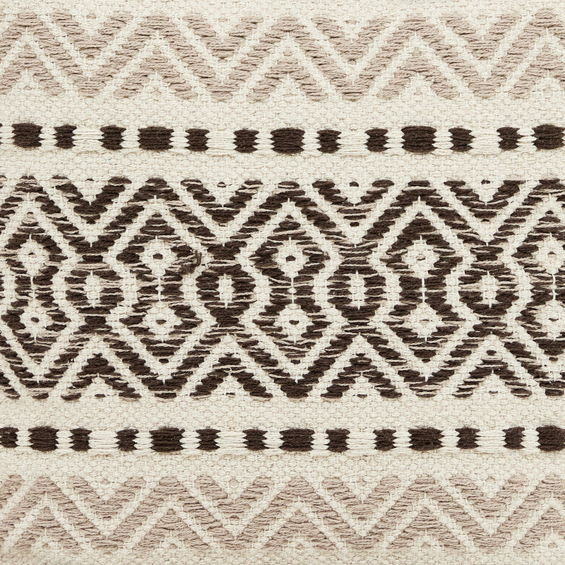 Calli Aztec Square Footstool - Natural
