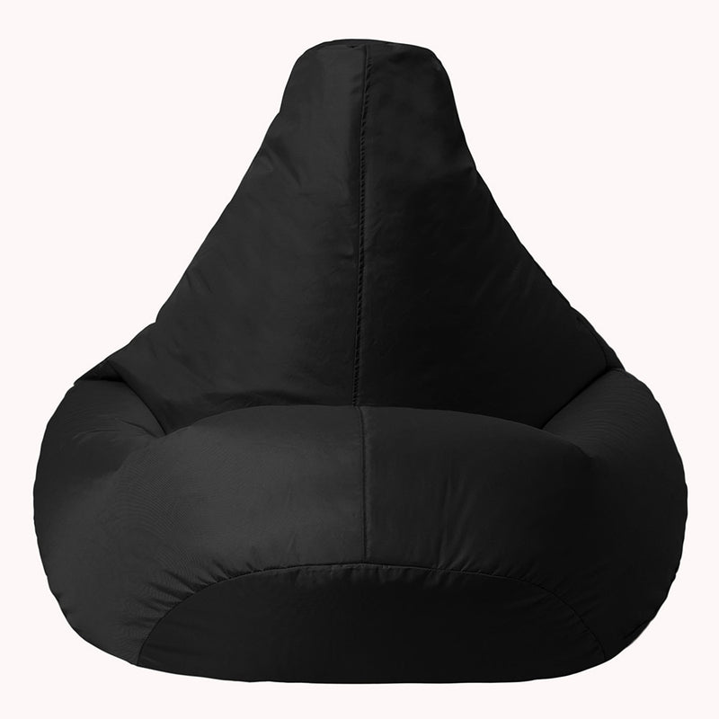 Highback Gamer Beanbag Indoor-Outdoor - Black