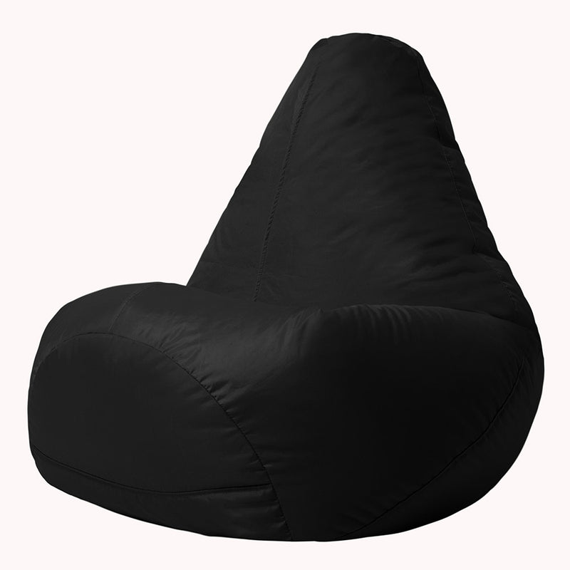 Highback Gamer Beanbag Indoor-Outdoor - Black