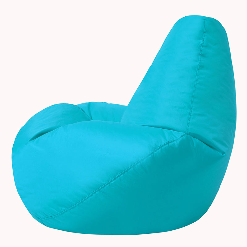 Highback Gamer Beanbag Indoor-Outdoor - Aqua