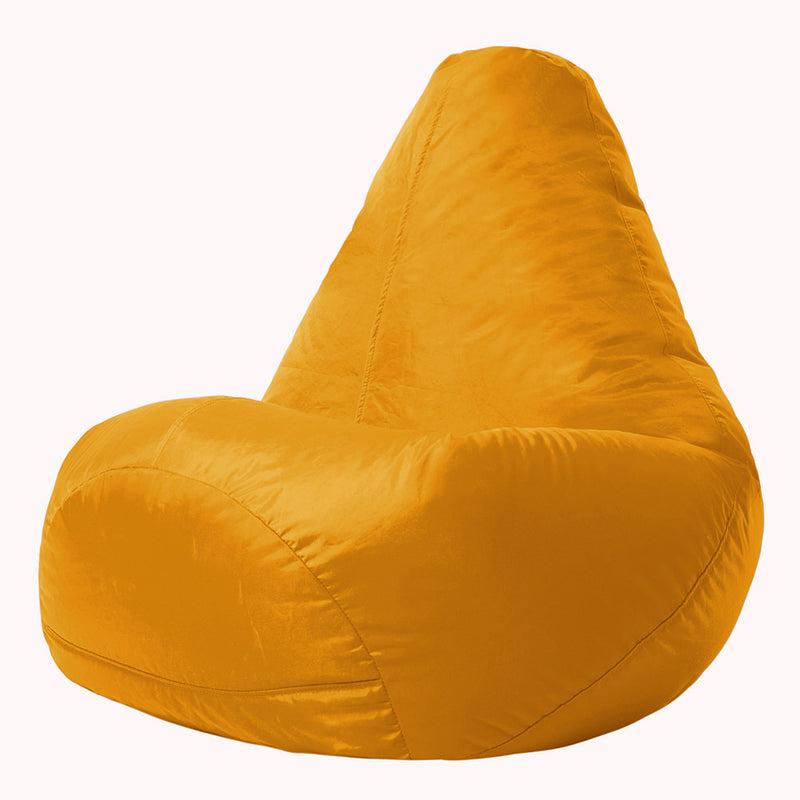 Highback Gamer Beanbag Indoor-Outdoor - Ochre Yellow