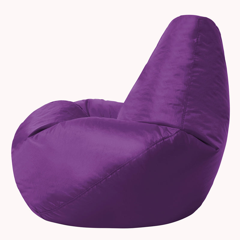 Highback Gamer Beanbag Indoor-Outdoor - Purple