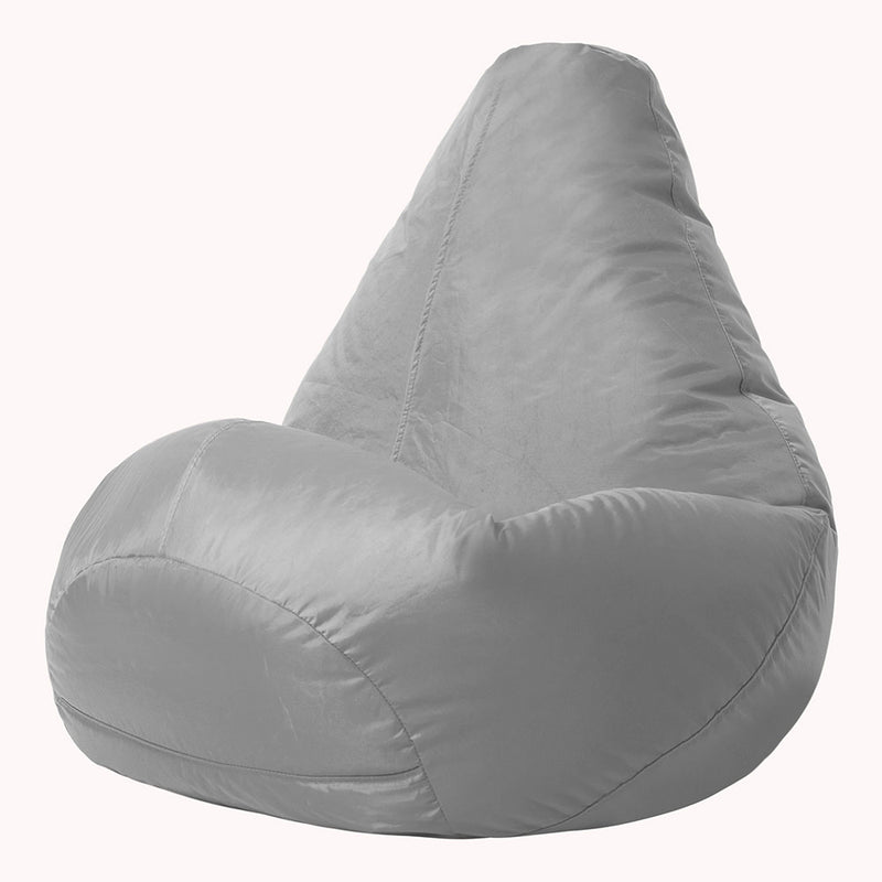 Highback Gamer Beanbag Indoor-Outdoor - Grey