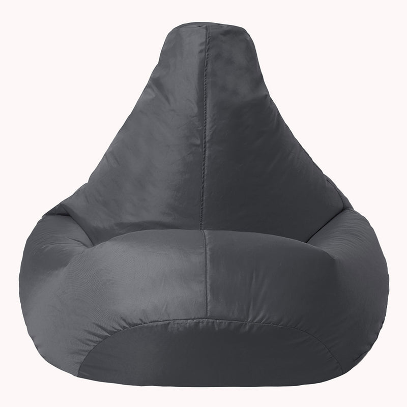 Highback Gamer Beanbag Indoor-Outdoor - Charcoal Grey