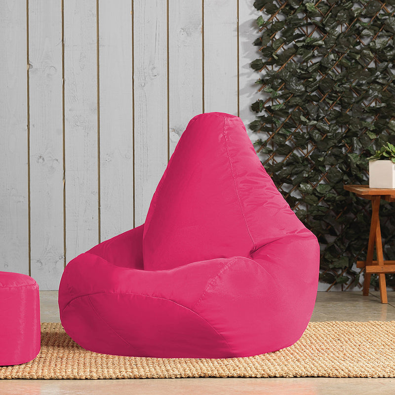 Highback Gamer Beanbag Indoor-Outdoor - Pink