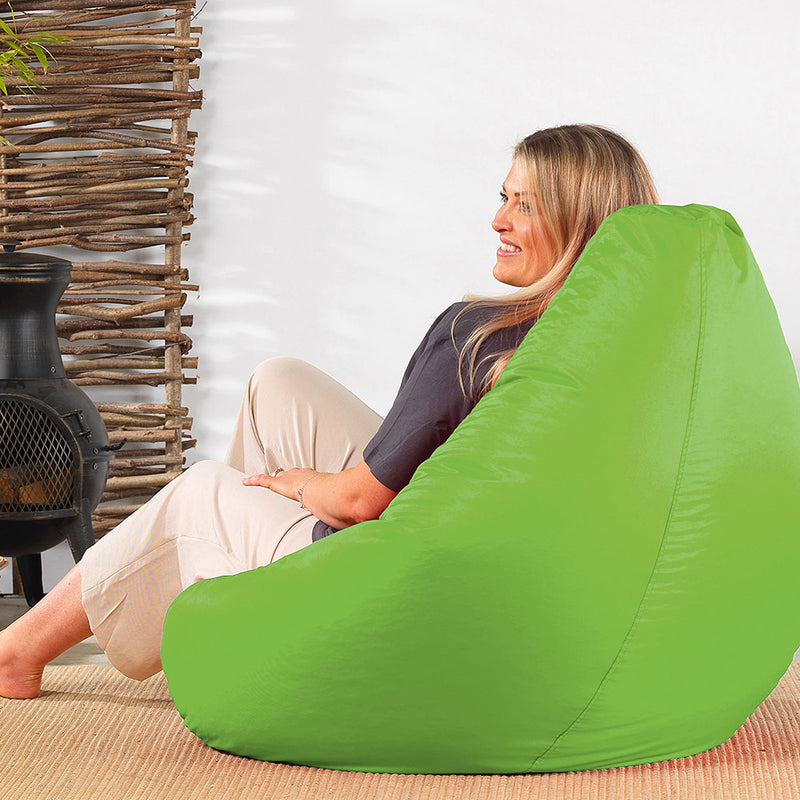 Highback Gamer Beanbag Indoor-Outdoor - Lime Green