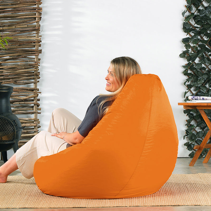 Highback Gamer Beanbag Indoor-Outdoor - Orange