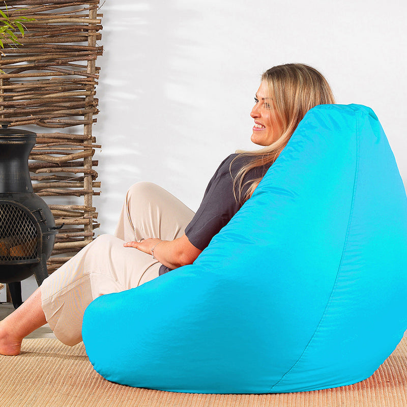 Highback Gamer Beanbag Indoor-Outdoor - Aqua