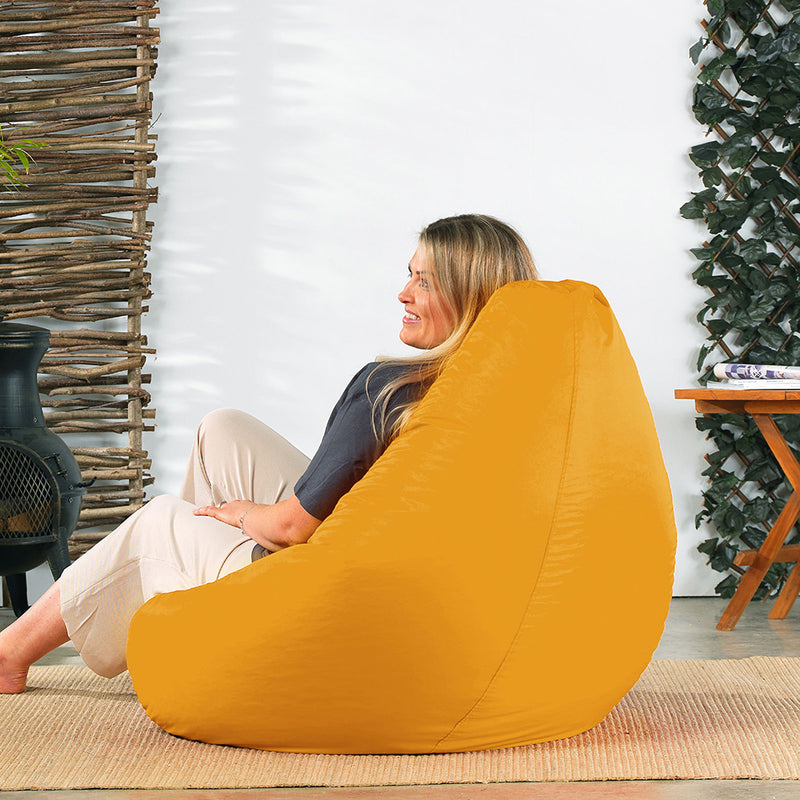 Highback Gamer Beanbag Indoor-Outdoor - Ochre Yellow