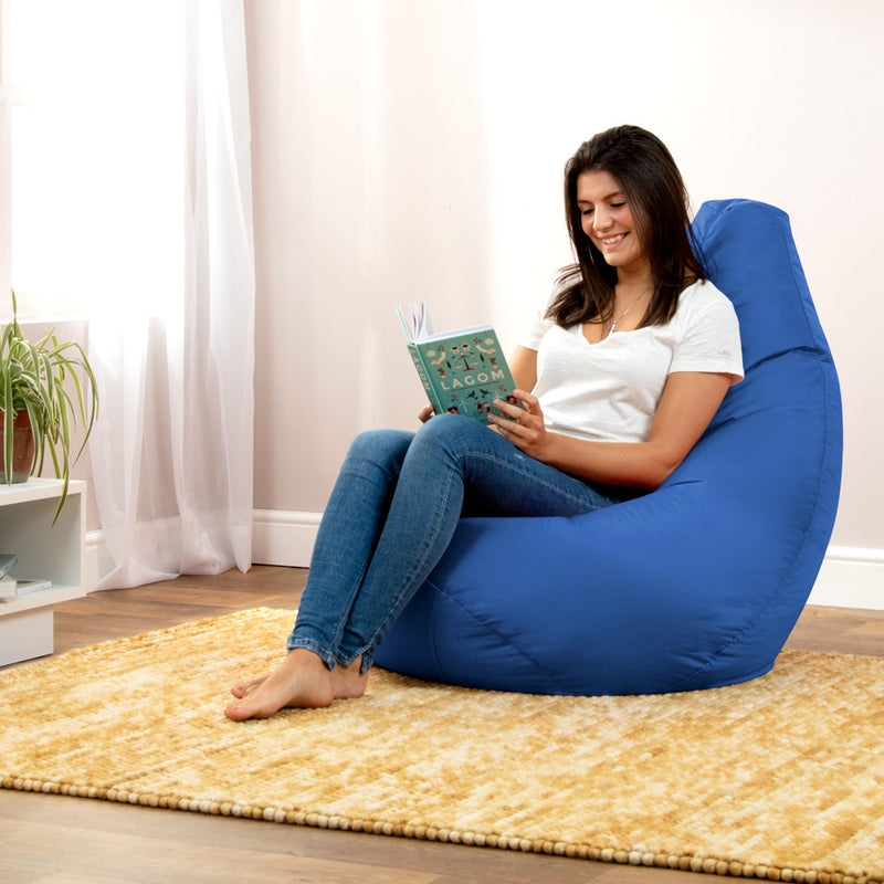 Highback Gamer Beanbag Indoor-Outdoor - Blue