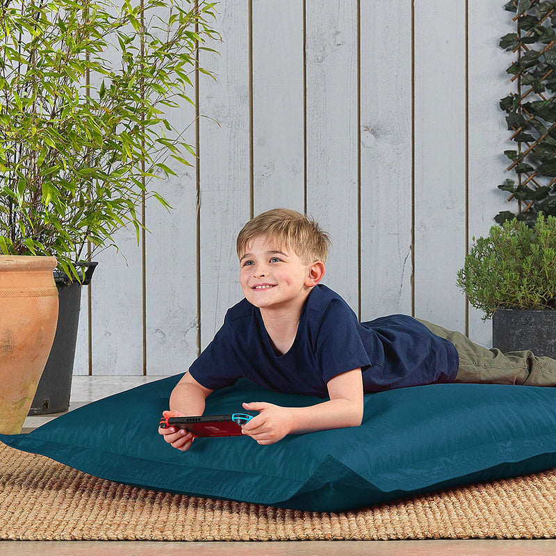 Kids Big Bag Indoor-Outdoor Floor Cushion Bean Bag - Teal