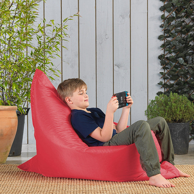 Kids Big Bag Indoor-Outdoor Floor Cushion Bean Bag - Coral