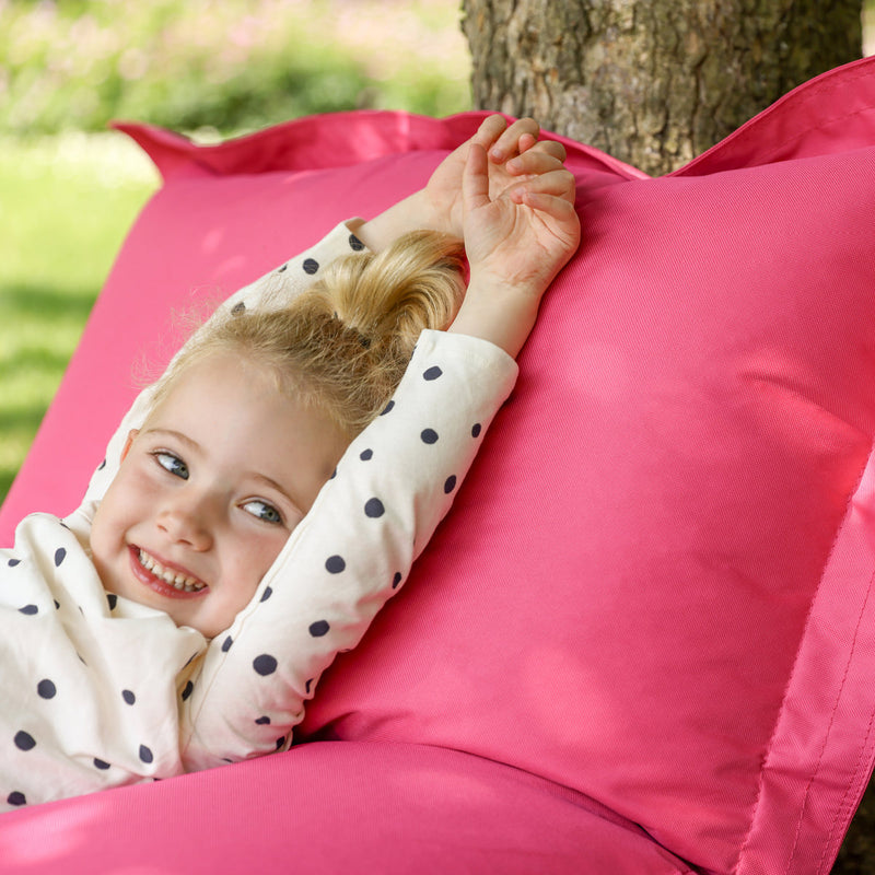 Kids Big Bag Indoor-Outdoor Floor Cushion Bean Bag - Pink
