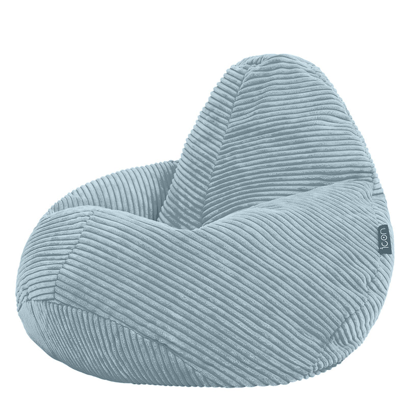 Kids Dalton Cord High Back Bean Bag - Light Blue