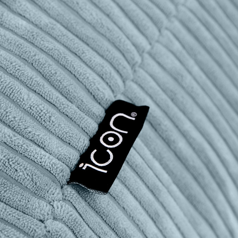 Kids Dalton Cord High Back Bean Bag - Light Blue