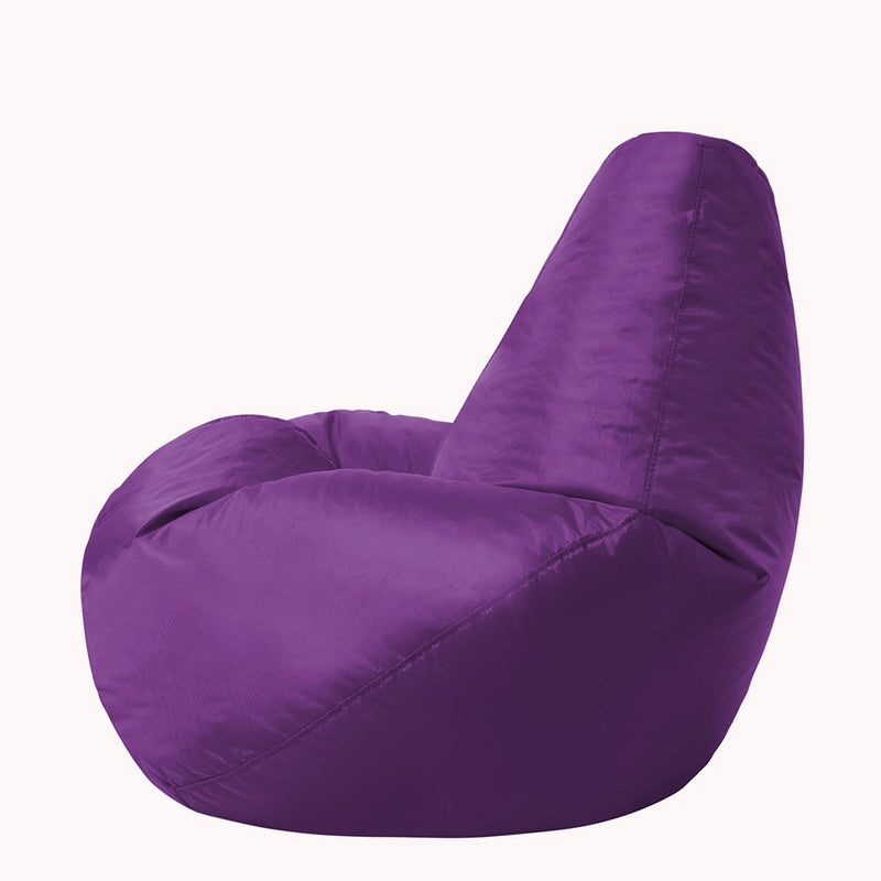 Kids Dalton Indoor-Outdoor High Back Bean Bag - Purple