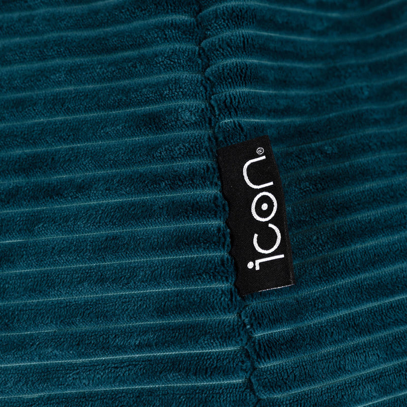 Kids Dalton Cord High Back Bean Bag - Teal