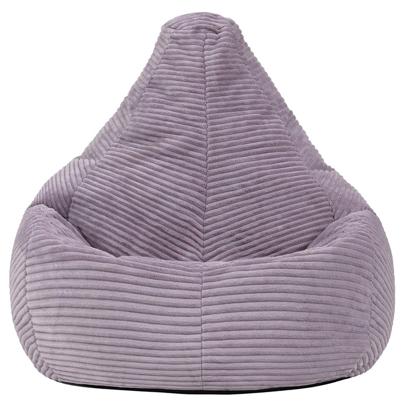 Kids Dalton Cord High Back Bean Bag - Heather