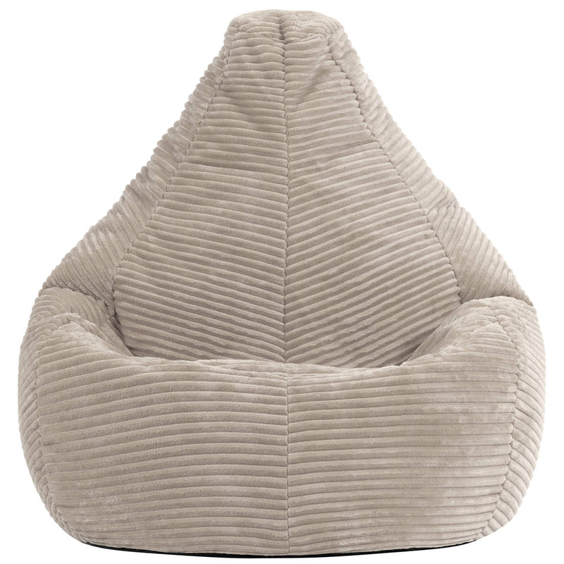 Kids Dalton Cord High Back Bean Bag - Natural