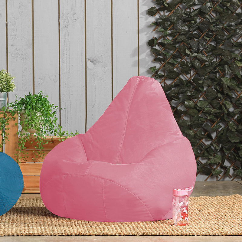 Kids Dalton Indoor-Outdoor High Back Bean Bag - Light Pink