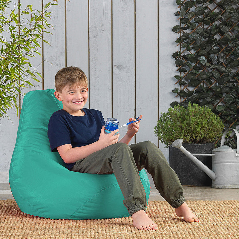 Kids Dalton Indoor-Outdoor High Back Bean Bag - Peppermint